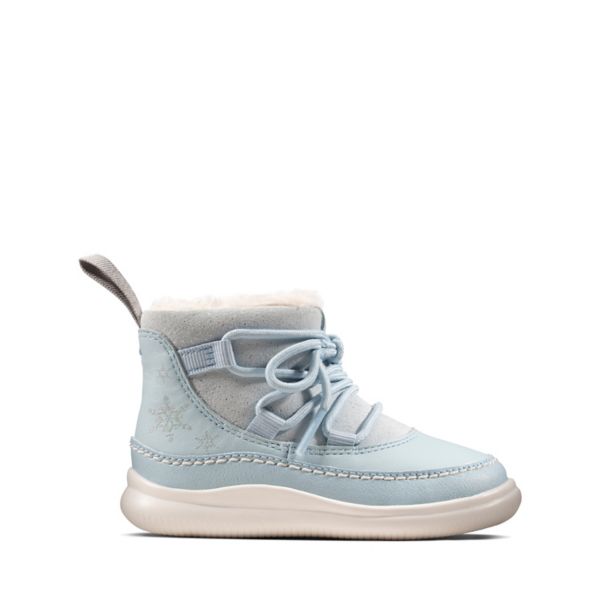 Clarks Girls Cloud Throne Toddler Casual Shoes Blue | USA-4369257